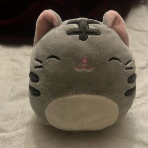 Grey Cat Squishmallow Plush